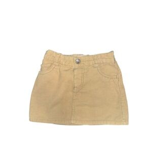 Old Navy Kids Tan Corduroy Elastic Waist Skirt Size 3T